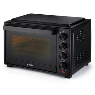 Gorenje, 38 л, 3500 Вт, черный - Мини-духовка