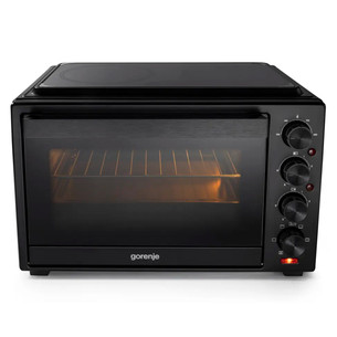 Gorenje, 38 л, 3500 Вт, черный - Мини-духовка