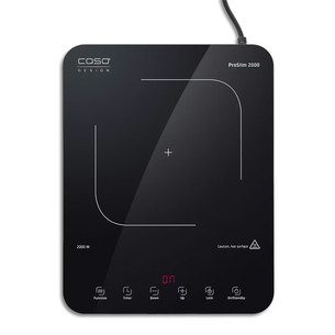 Caso Design ProSlim 2000, 2000 Вт, черный - Настольная индукционная плитка с одной конфоркой 02236