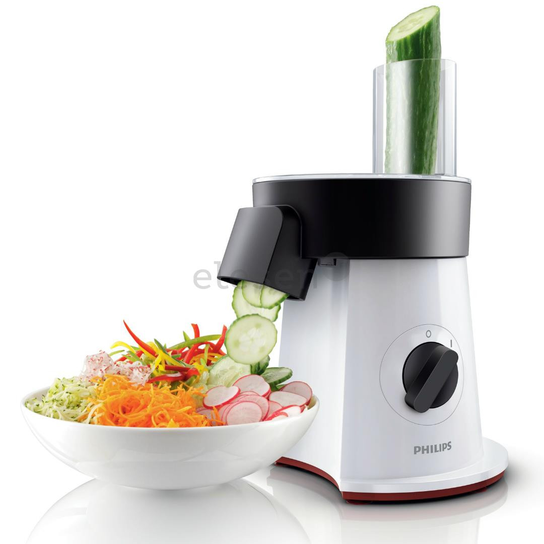 Philips Viva Collection, 200 W, black/white - Salad Maker Item - HR1388/80