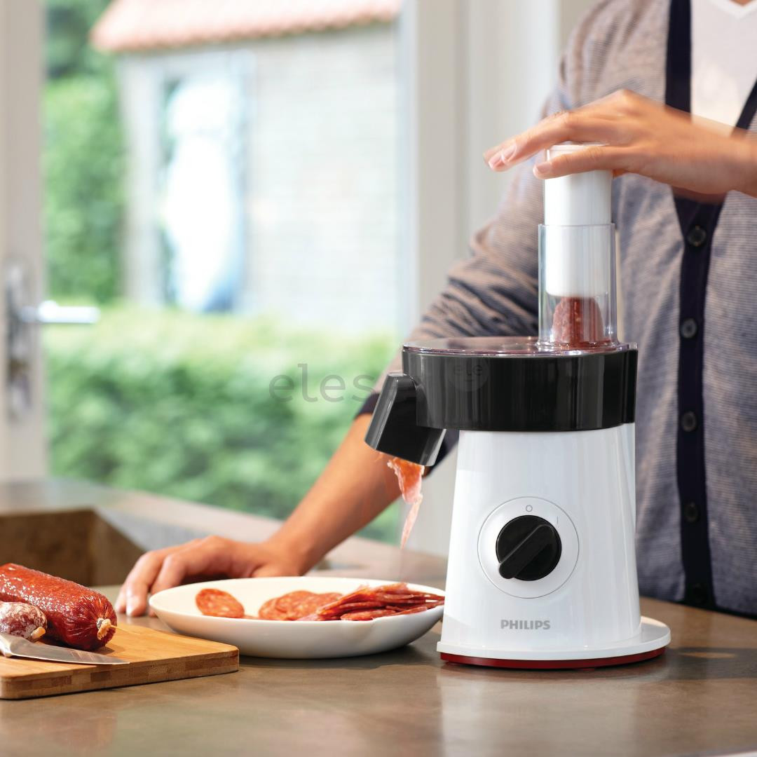 Philips Viva Collection, 200 W, black/white - Salad Maker Item - HR1388/80