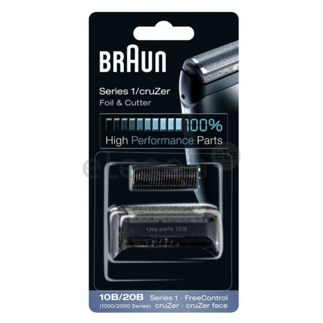 Braun - Сменная бритвенная сетка + лезвие Товар - 10B/20B