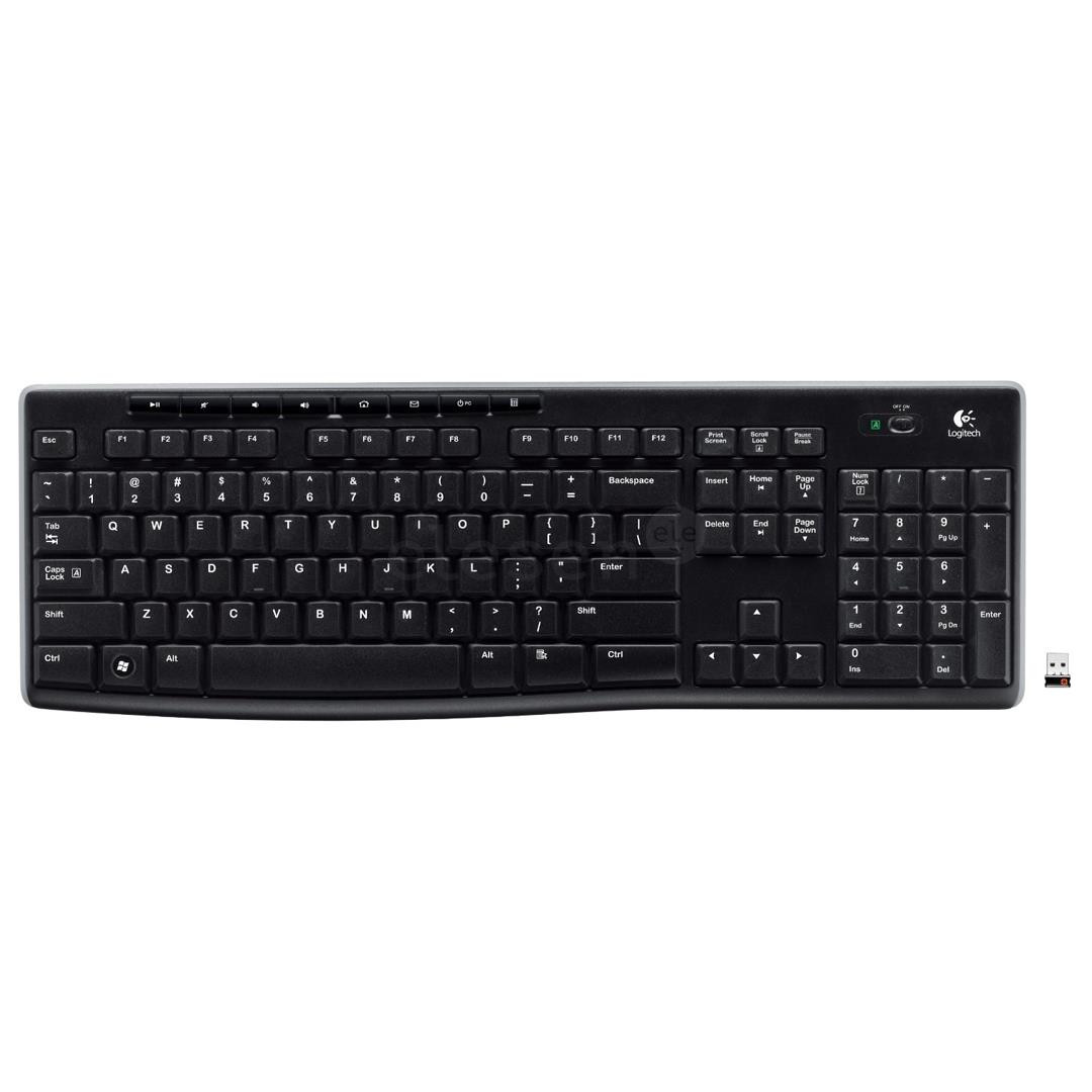 Klaviatūra Logitech K270, SWE, Belaidė