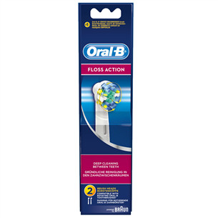 Dantų šepetėlių antgaliai Braun Oral-B FlossAction, 2vnt.   Prekė-EB25-2NEW EB25-2NEW