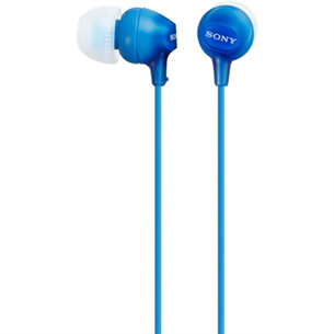 Ausinės Sony EX15LP, Mėlynos Prekė - MDREX15LPLI.AE MDREX15LPLI.AE