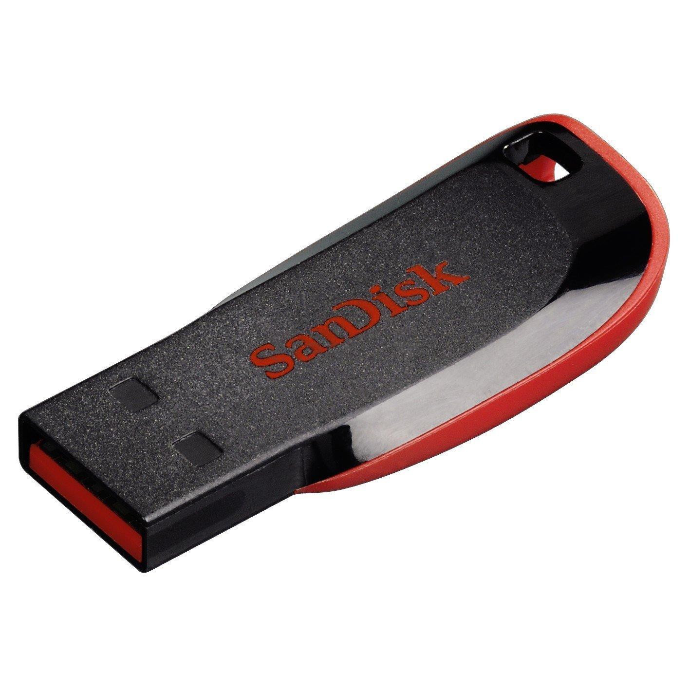 SanDisk Cruzer Blade, USB-A, 32 ГБ, черный - Флеш-накопитель